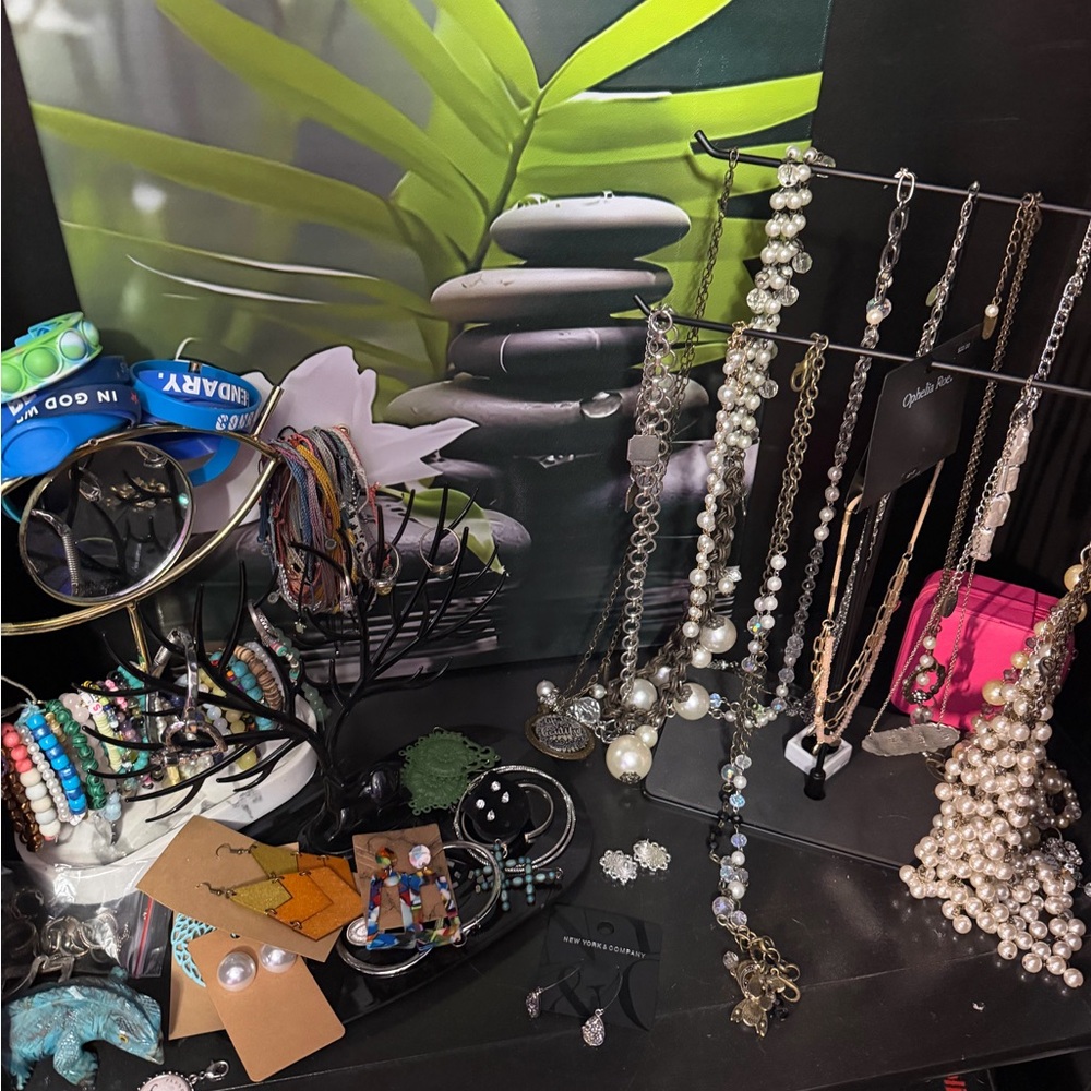 Necklaces bracelets earrings and more…come to live shows or request item